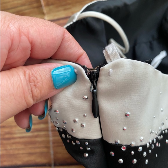 Dave & Johnny by Laura Ryner Sleeveless Spaghetti Straps Cocktail Long Dress 3/4 - Picture 9 of 14